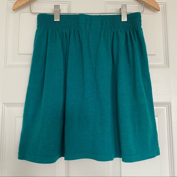 American Apparel | Vintage Comfy Teal Green Skirt - Picture 5 of 8